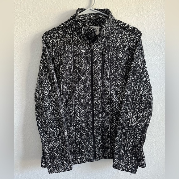 🌟 Marc New York black and white zip-up sweater size XS - Picture 1 of 7